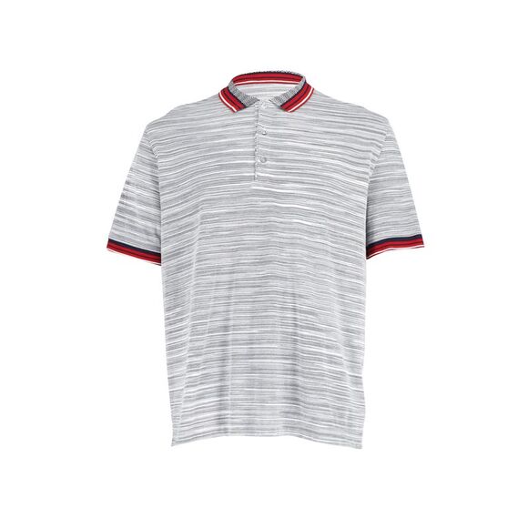Missoni Striped Polo T-shirt in Multicolor Cotton
